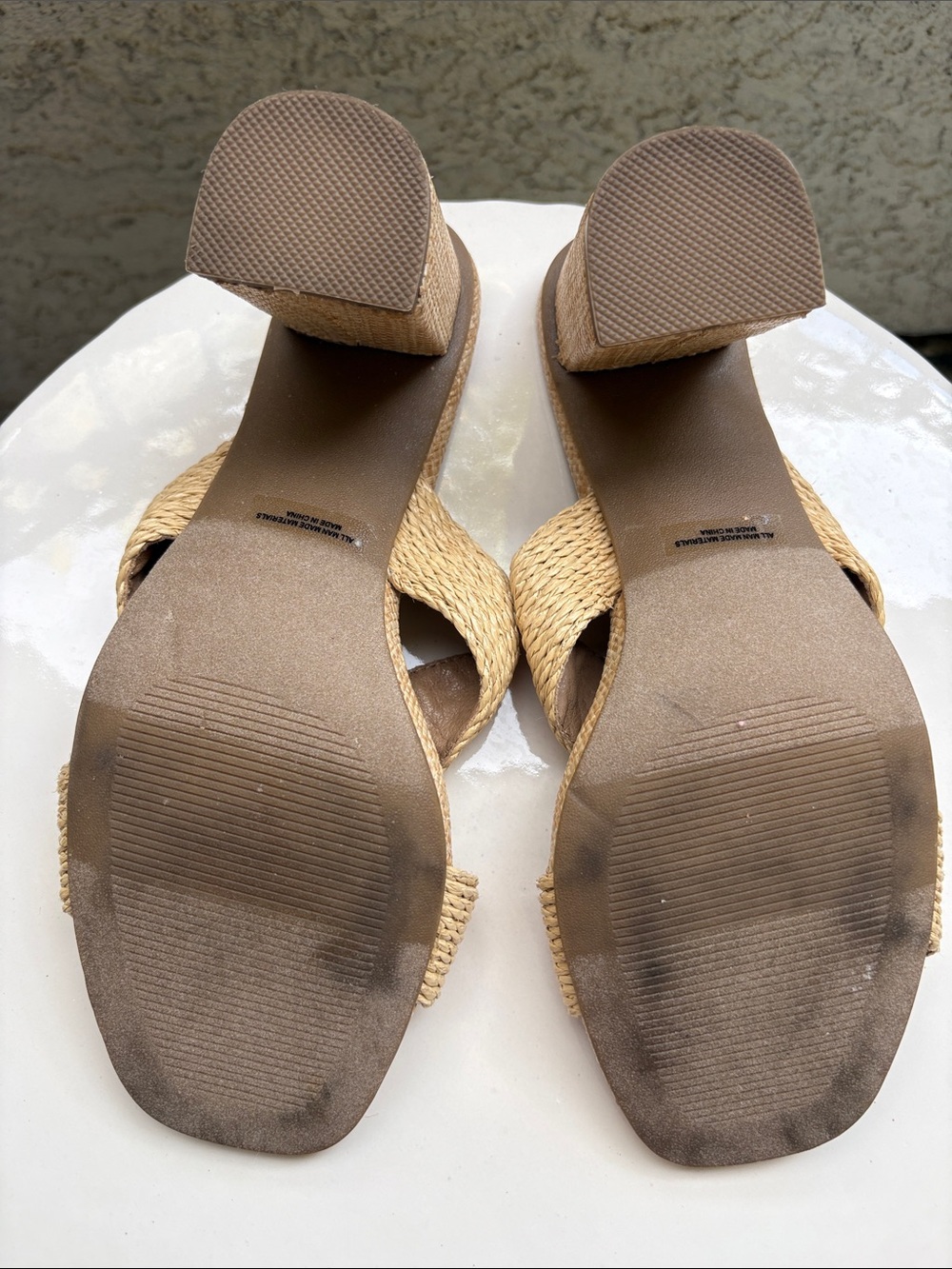 DV by Dolce Vita Natural Braided Raffia Slide Mules SZ 8 - Picture 7 of 7
